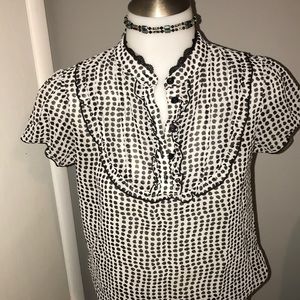 Maurices casual blouse short sleeve